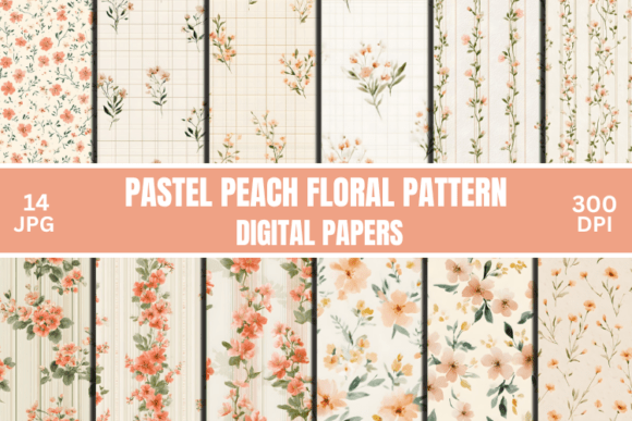 Pastel Peach Floral Pattern: A 2026 Design Essential